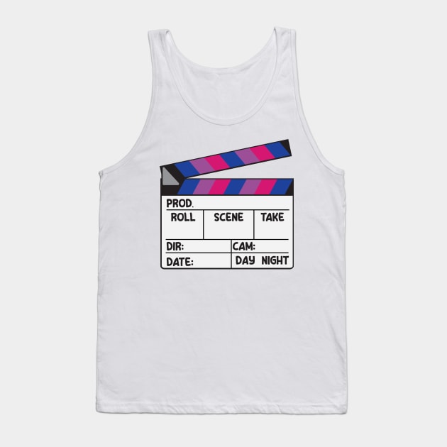 Film Slate - Bisexual Pride Tank Top by LaLunaWinters